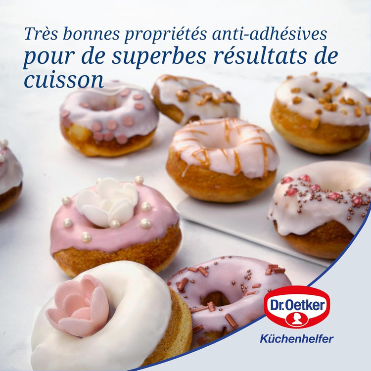 Moule donut et bagel 12 empreintes 26,5 x 38,5 cm Dr. Oetker Tradition
