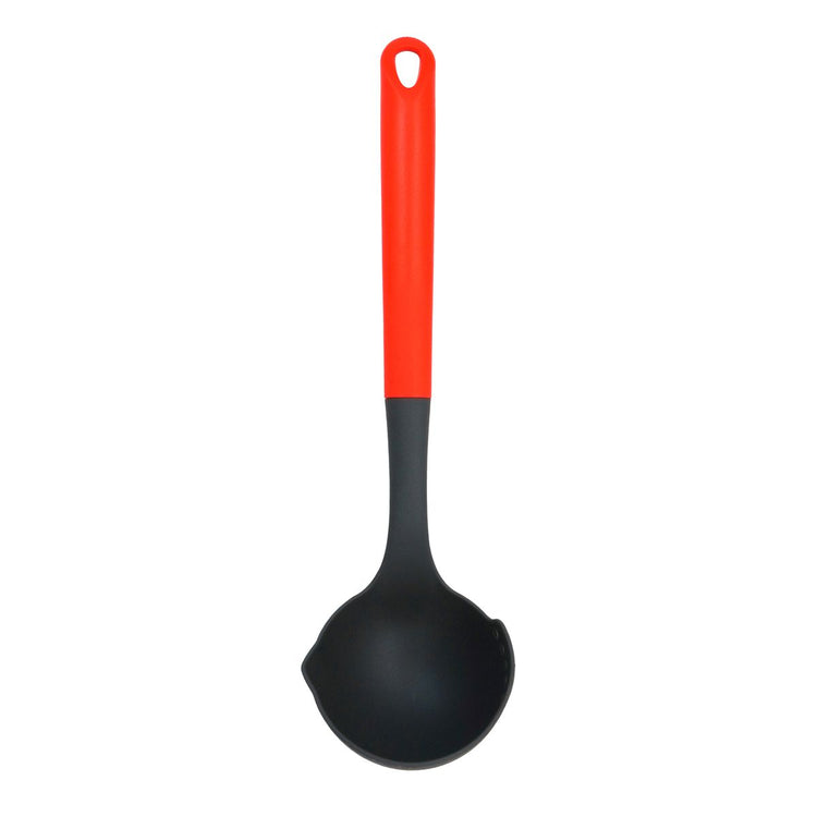 Ensemble de 6 ustensiles de cuisine 2 en 1 manche rouge Fackelmann Tinted Love