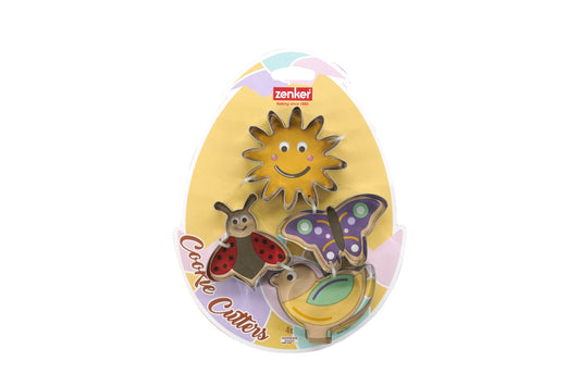 Ensemble de 4 emporte-pièces Pâques Inox Zenker Pâques