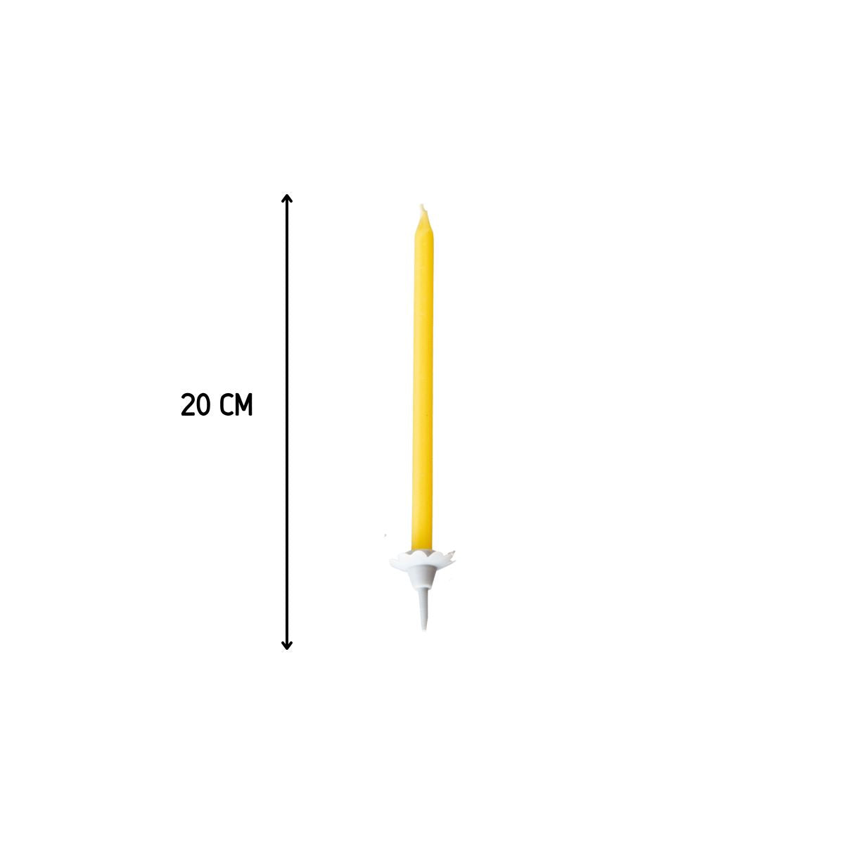 Lot de 2 bougies anniversaire Fackelmann Rio party