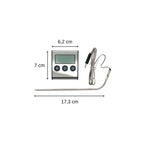 Set de 2 thermomètres de cuisine digital avec sonde Fackelmann Basic