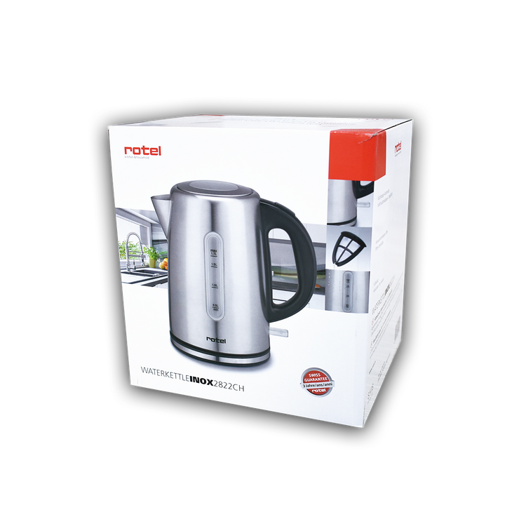 Bouilloire électrique inox sans fil Rotel