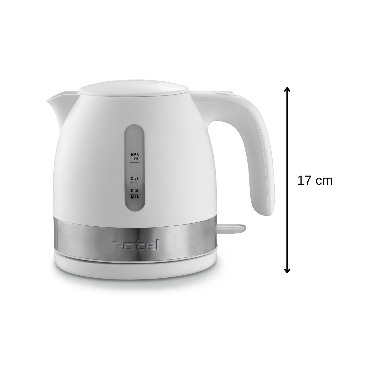 Bouilloire électrique inox sans fil 1 litre Rotel