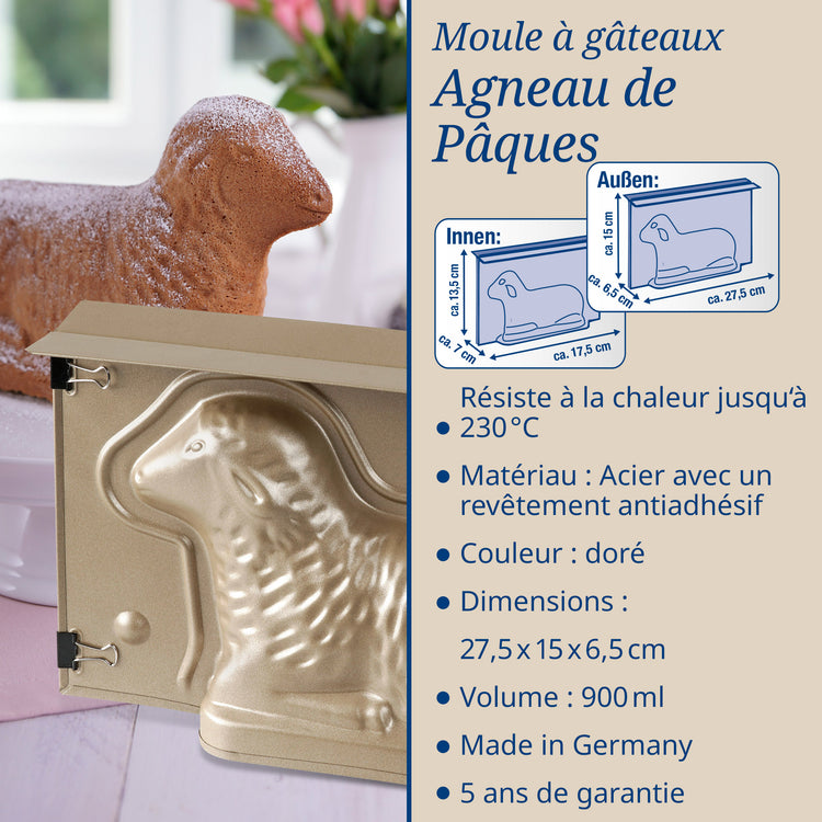 Moule à gâteaux agneau pascal Dr Oetker