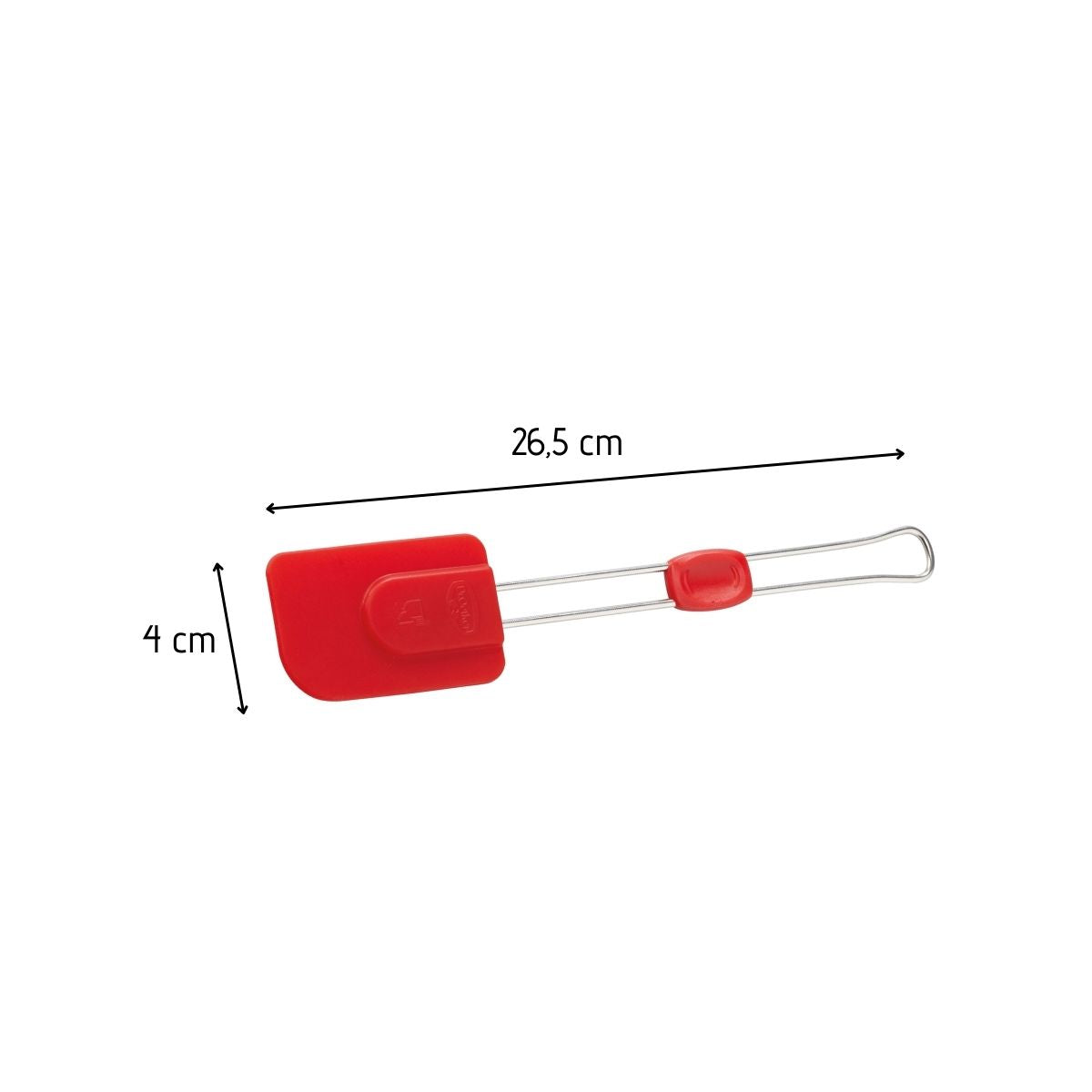 Spatule de pâtisserie en silicone 26,5 cm Dr.Oetker Flexxibel Love