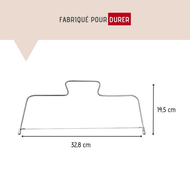Trancheur à gâteau avec deux fils de rechange FM Professional Pâtisserie