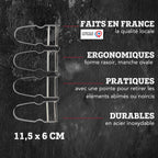 Lot de 4 éplucheurs à légumes FM Professional
