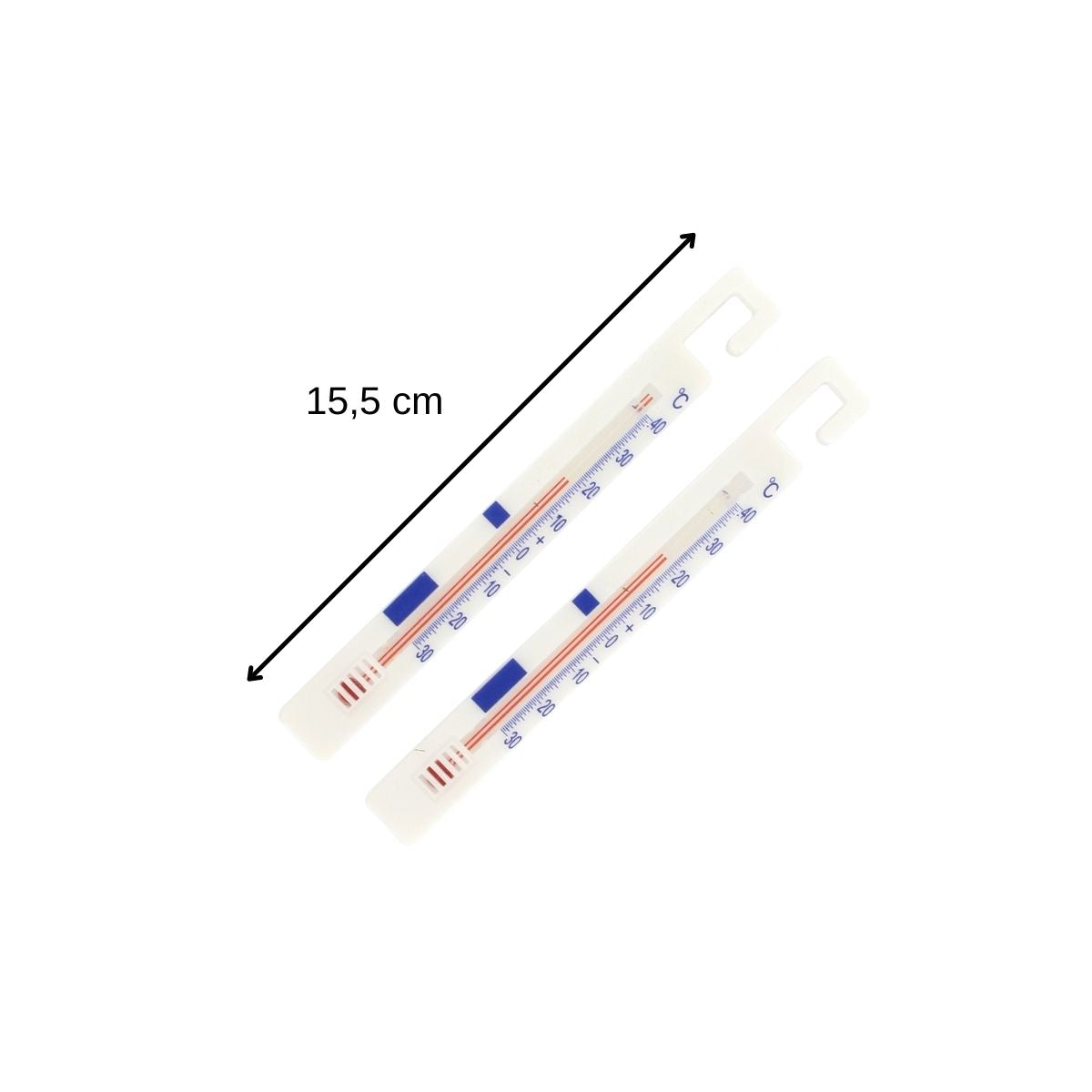 Lot de 2 thermomètres réfrigérateur FM Professional