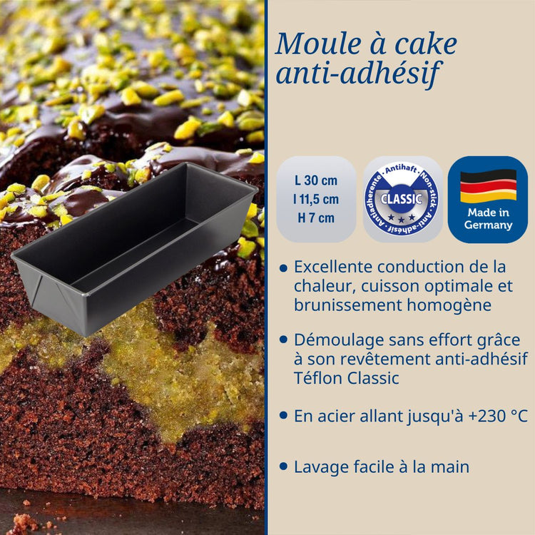 Moule à cake 30 x 11,5 cm Dr. Oetker Back-Freude