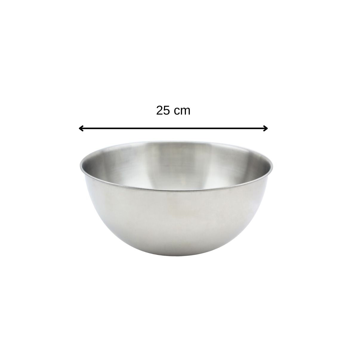 Bol à mixer en inox de 25 cm de diamètre Fackelmann Basic