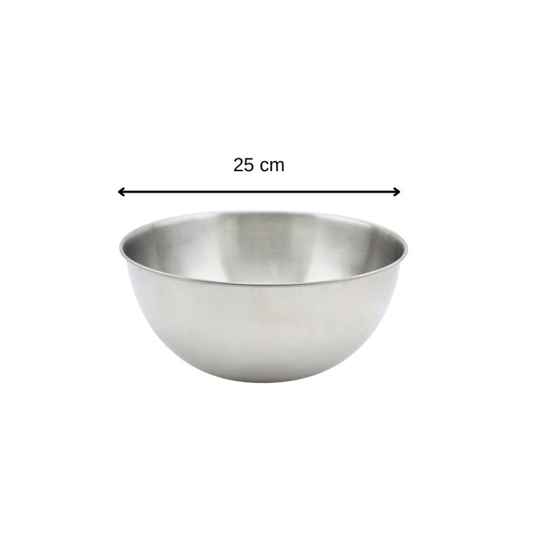 Bol à mixer en inox de 25 cm de diamètre Fackelmann Basic