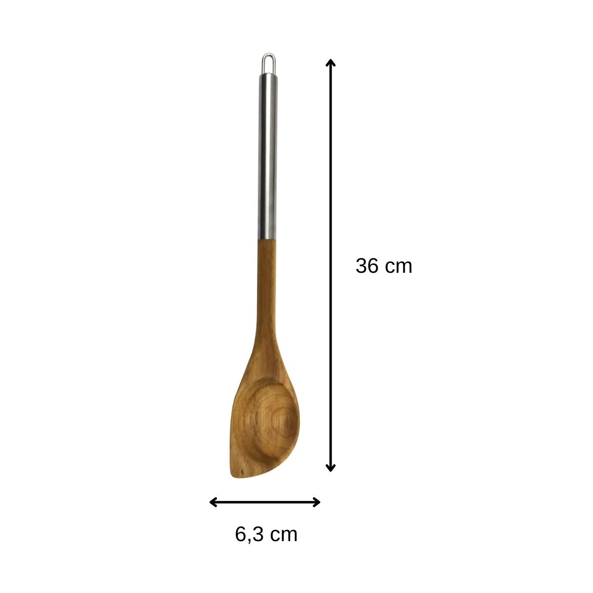 Cuillère de cuisine en bois d'acacia biseautée Fackemann Synthesis
