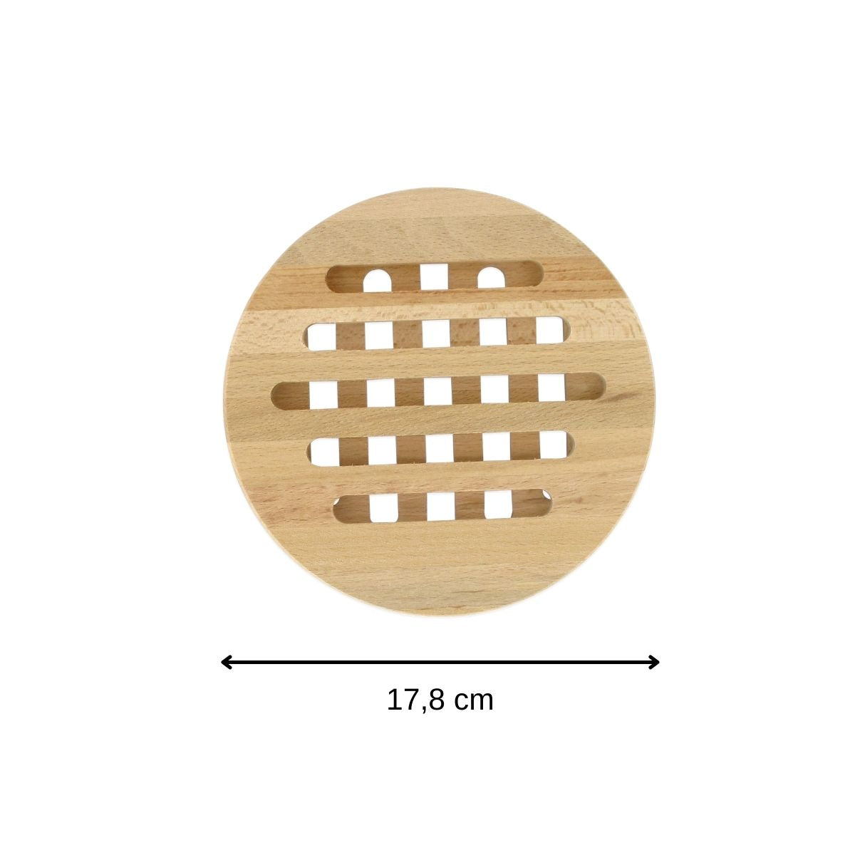 Dessous de plat rond en bois Fackelmann Wood Edition