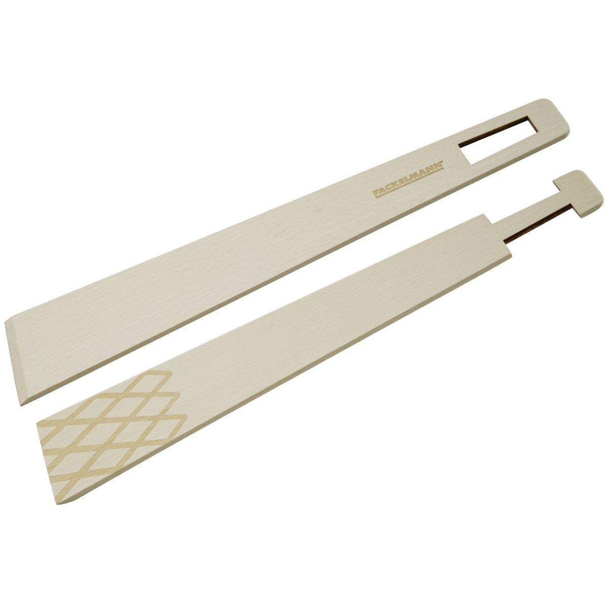 Pince de cuisine et spatules de cuisine 2 en 1 en bois FSC Fackelmann Eco Friendly