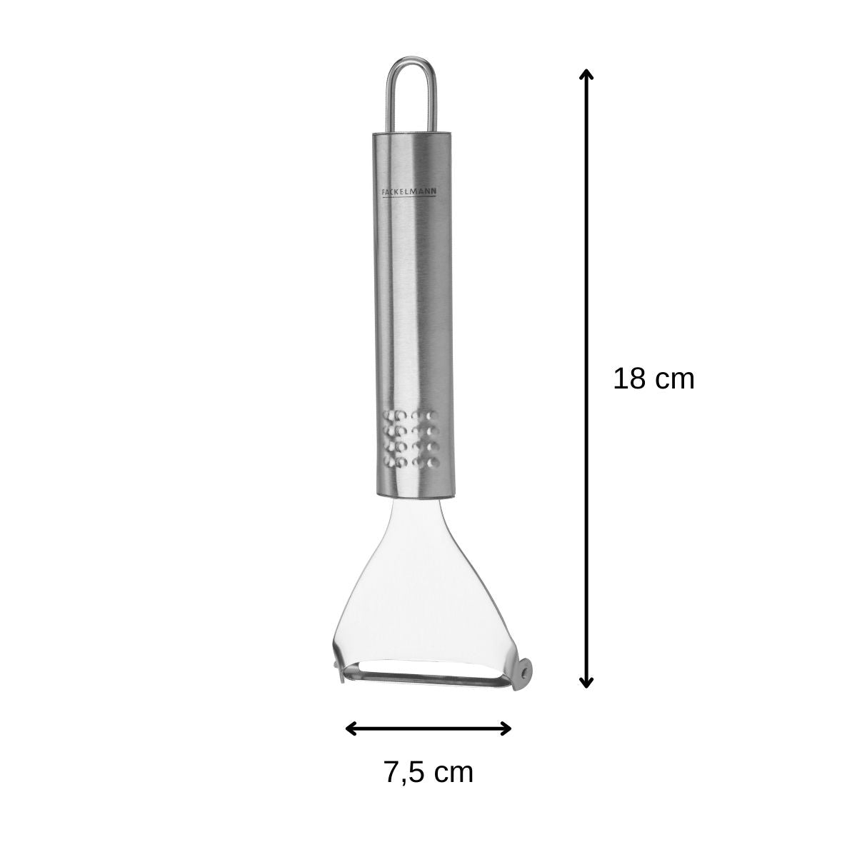 Rasoir à légumes inox Fackelmann Ovale