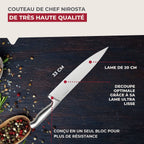 Couteau de chef 33 cm en inox Nirosta Star