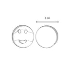Lot de 2 emporte-pièces smiley Zenker