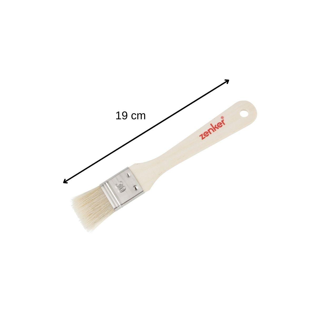 Pinceau de pâtisserie en poils naturels Zenker