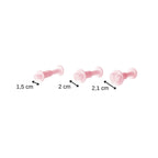 Lot de 3 emporte-pièces cœur à poussoir pour pâte à sucre Zenker Candy