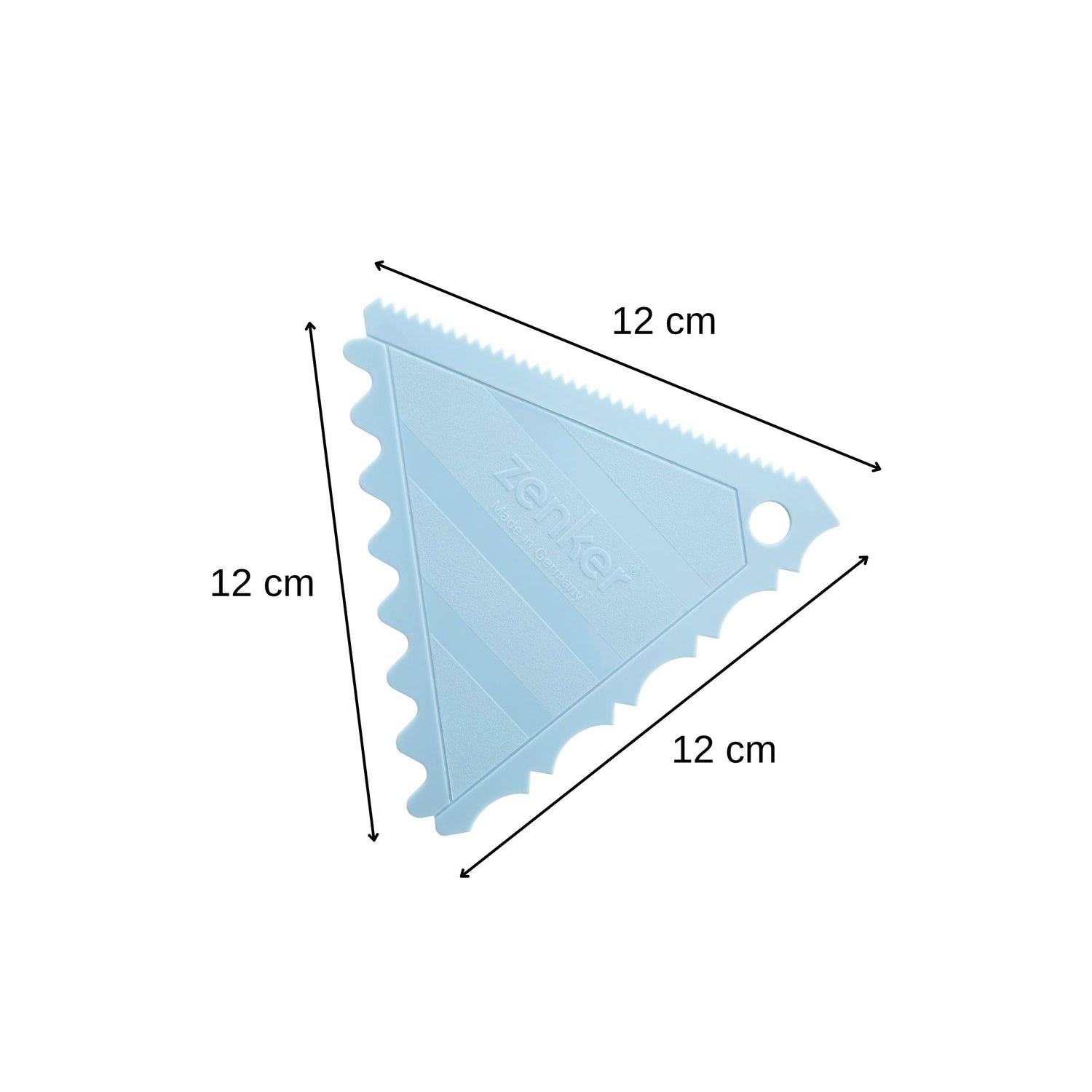 Lisseur gâteau à trois côtés pour cake design Zenker Sweet Sensation