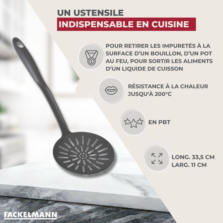 Écumoire 33,5 cm Fackelmann CLIP