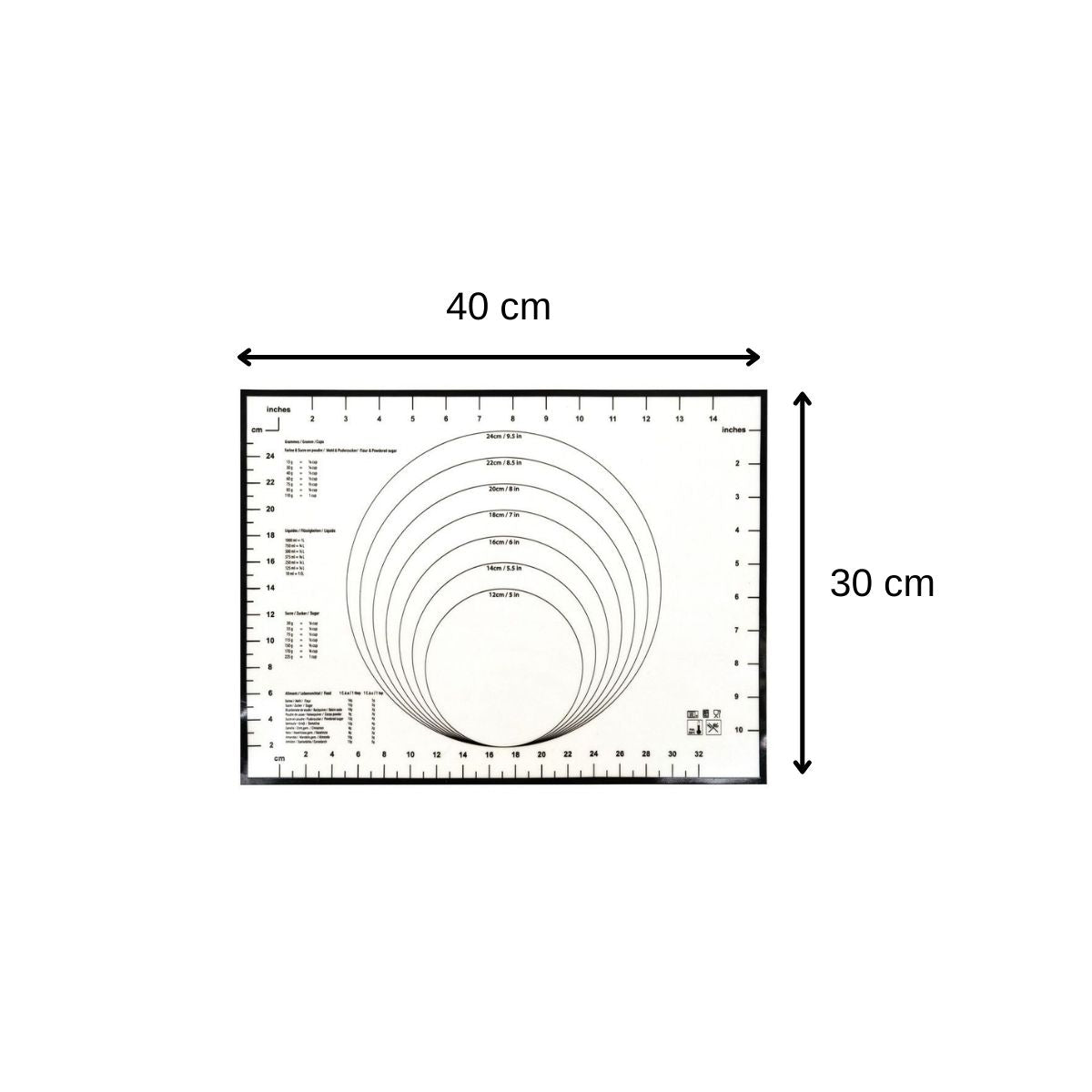 Tapis de cuisson en silicone Zenker Smart Pastry