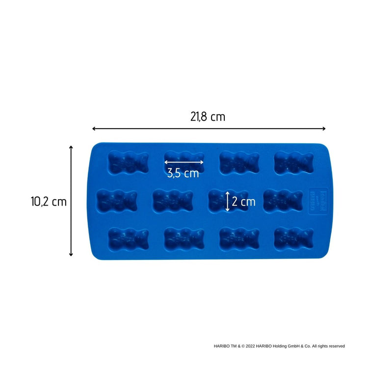 Bac à glaçons 12 empreintes en forme d'oursons Zenker Haribo
