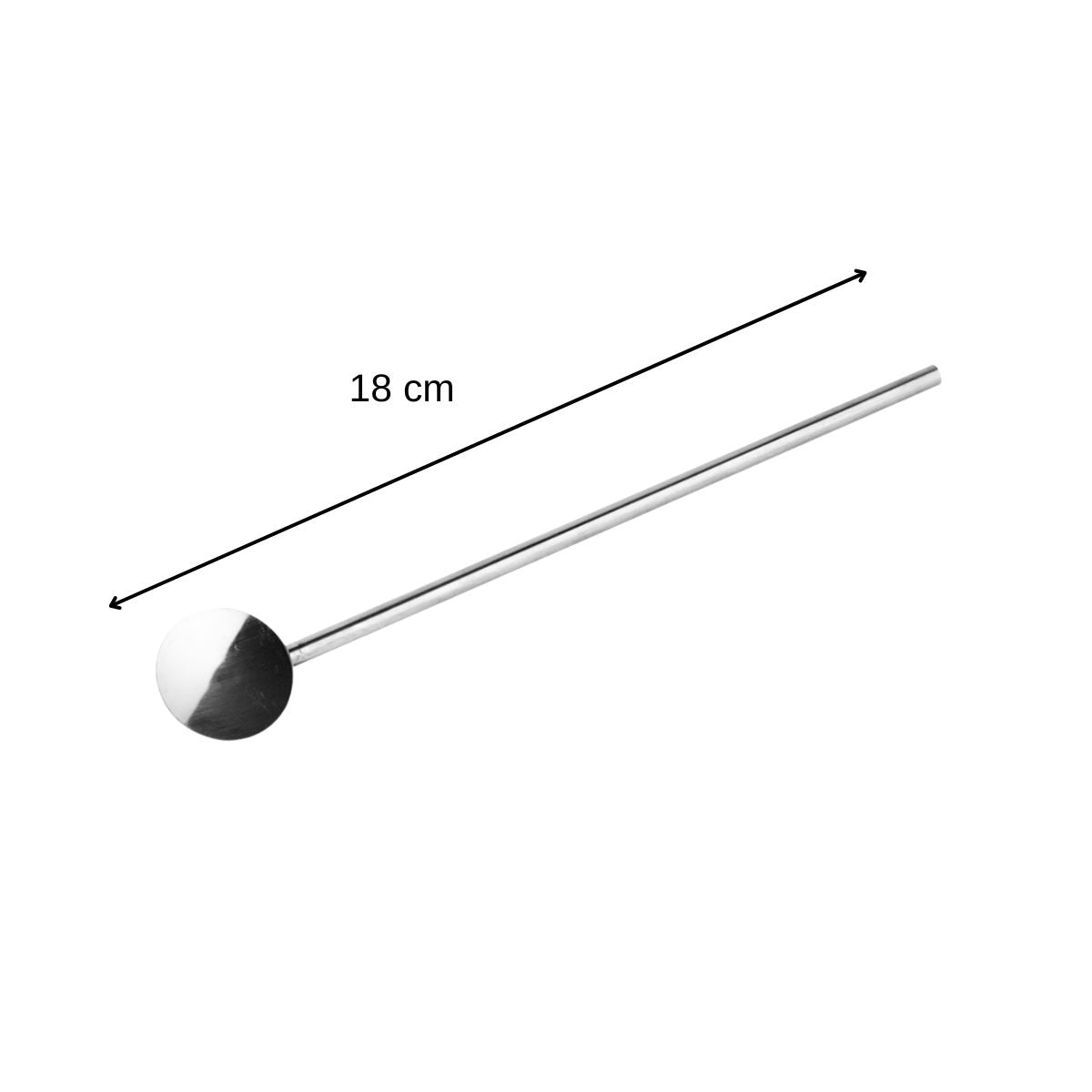 Lot de 3 cuillères à paille réutilisables Fackelmann Bar Concept