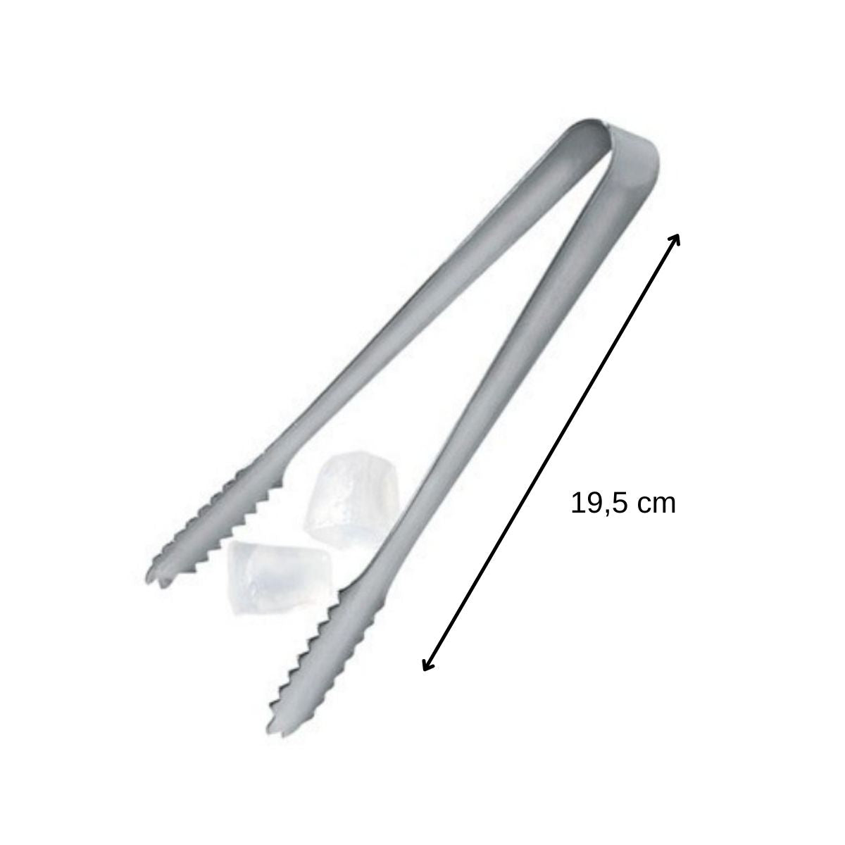 Pince à glace inox 18 cm Fackelmann Bar Concept