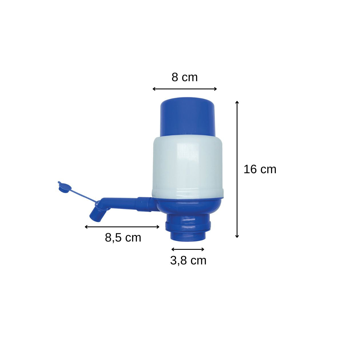 Distributeur d'eau manuel pour bidons et bouteilles Fackelmann Tecno