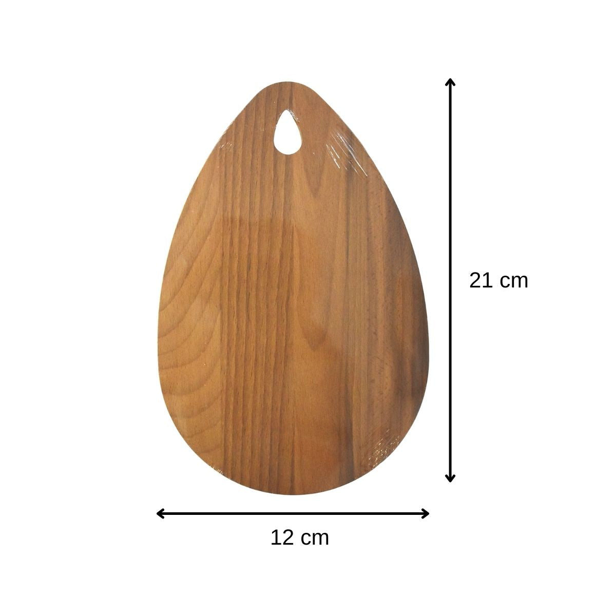 Planche à découper ovale, hêtre foncé 21 x 12 cm Fackelmann Wood Edition