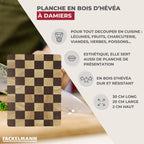 Planche à découper en hévéa Fackelmann Boissellerie