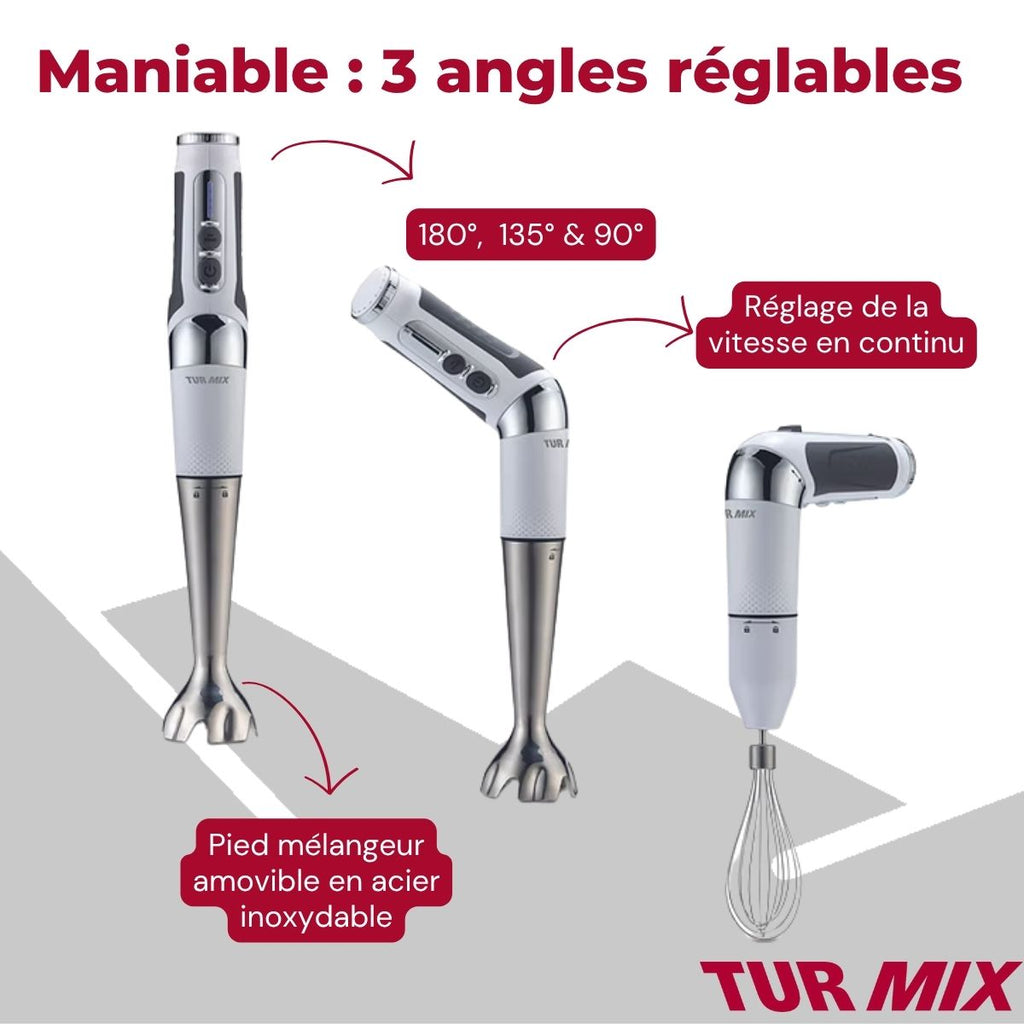 Ensemble mixeur plongeant sans fil Turmix