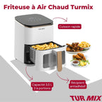 Friteuse à air chaud 3,5 L Turmix