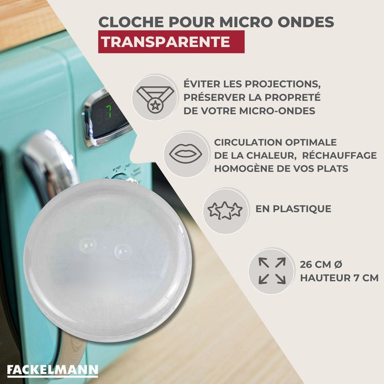 Couvercle pour micro-ondes Fackelmann