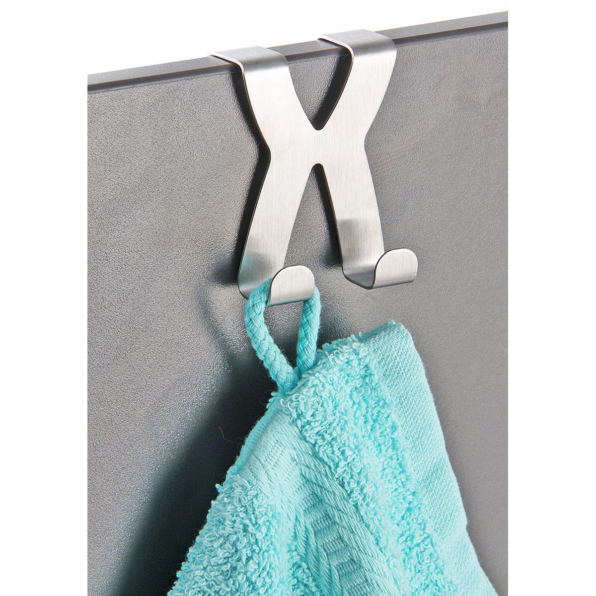 Crochet de porte inox Fackelmann Tecno
