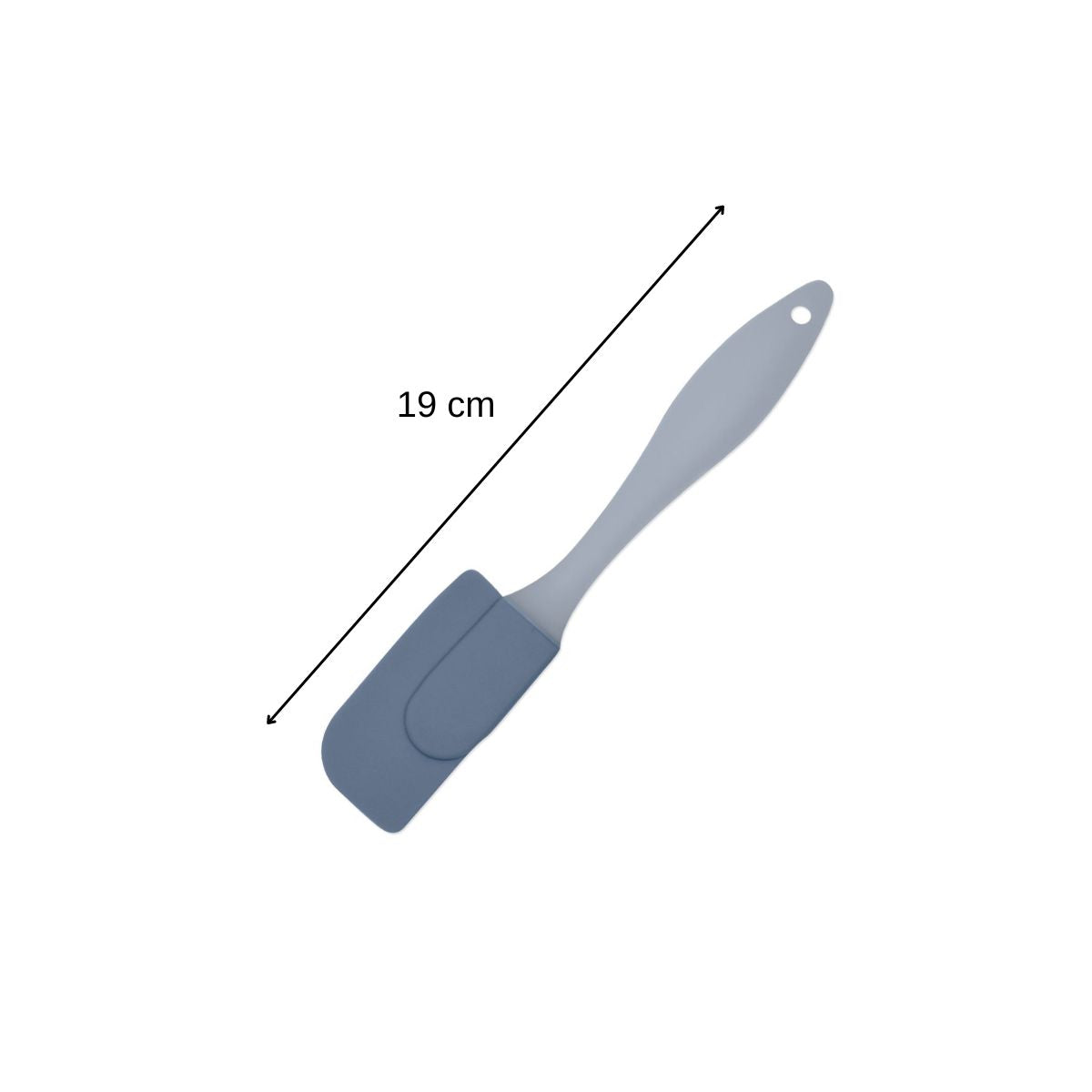 Mini spatule à pâtisserie largeur 35 mm en silicone 19 cm Fackelmann Elemental