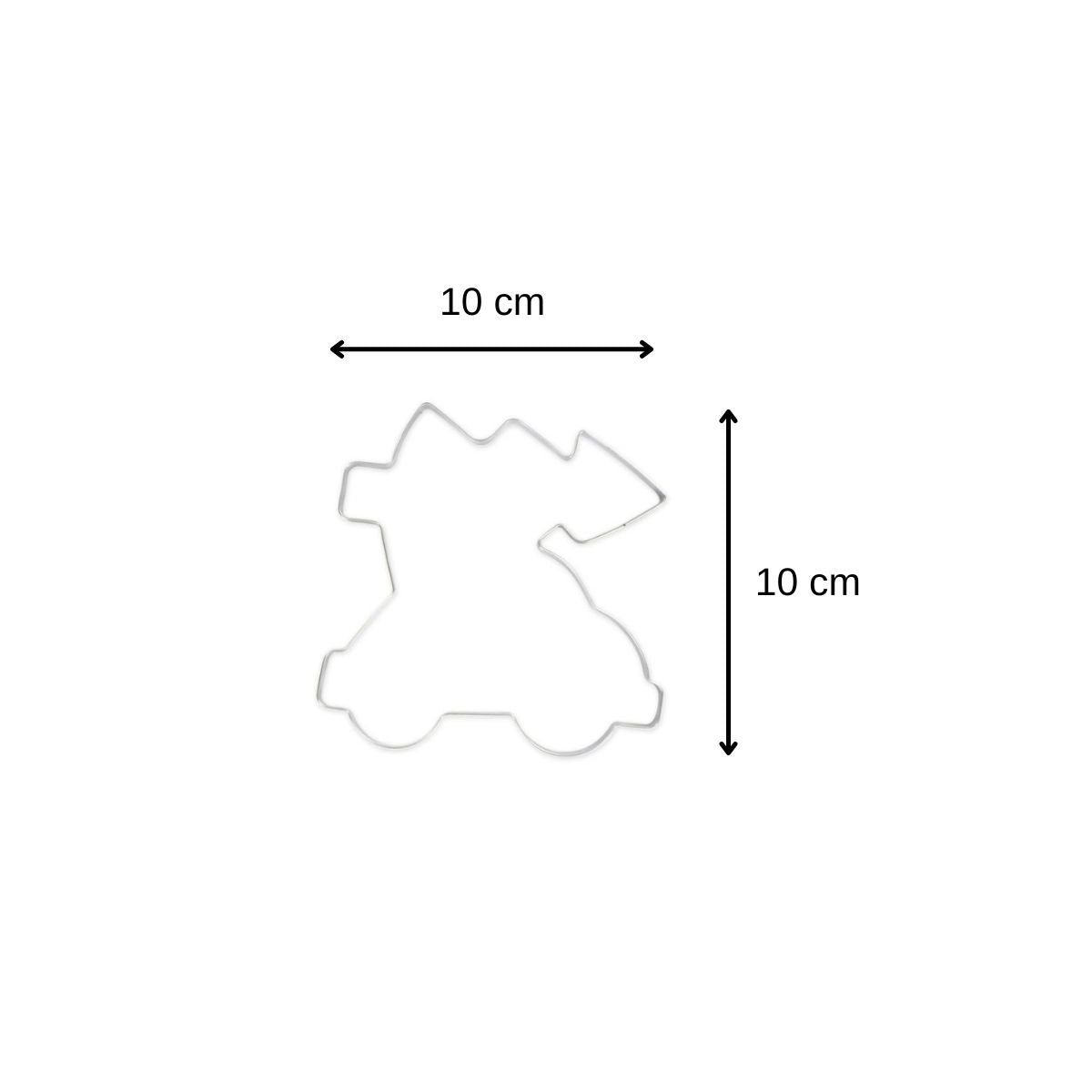 Emporte-pièce de Noël sapin couché sur une voiture Zenker