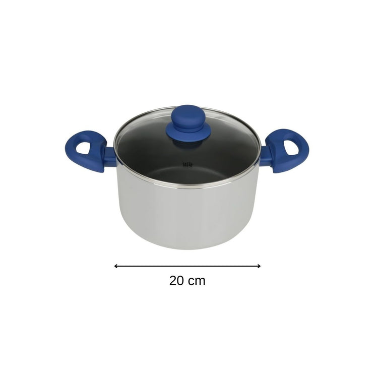 Faitout avec dosage d'huile et couvercle 20 cm Tasty Casserole