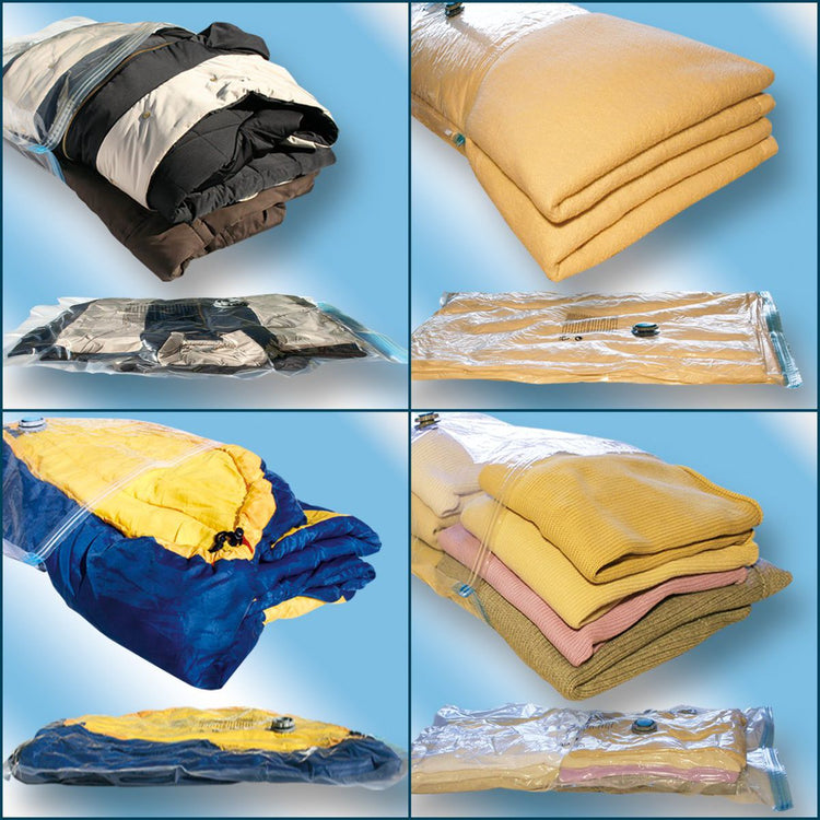 Lot de 2 housses de rangement sous vide Fackelmann Accessoires ménage et repassage