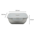 Lunch box inox 400 ml allant au microonde avec couvercle Fackelmann