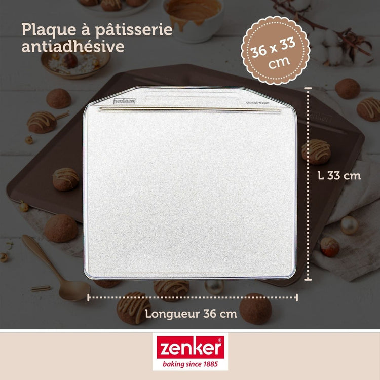 Plaque à pâtisserie sans rebords 36 x 33 cm Zenker Mojave Gold