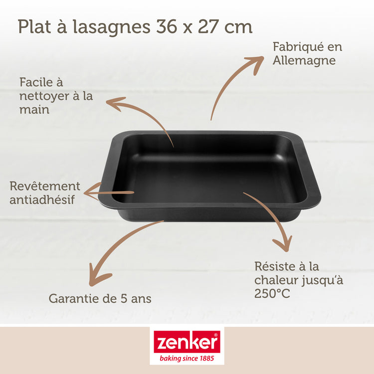 Plat à lasagnes maison Zenker Spécial Countries