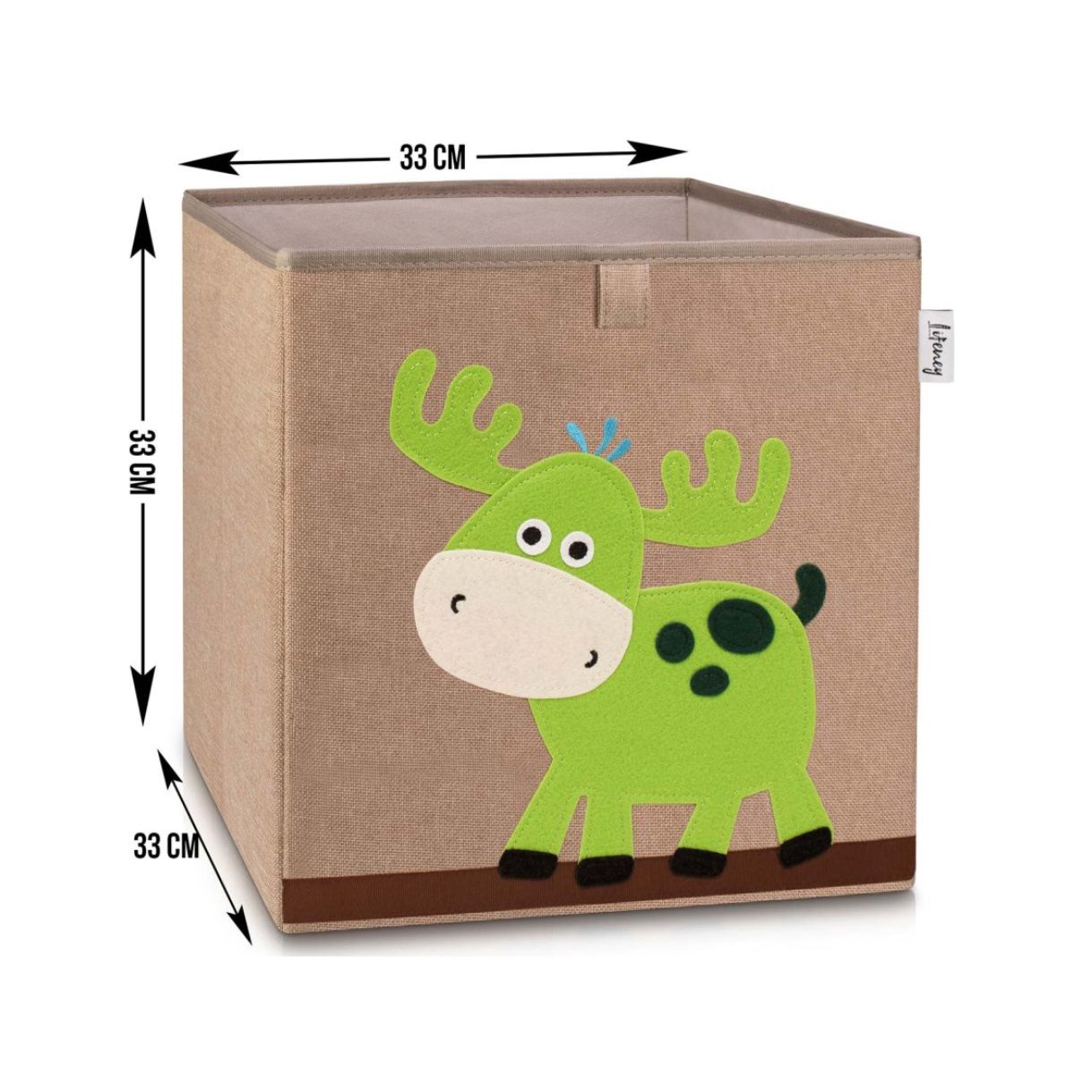 Boîte de rangement "cerf" , compatible avec l'étagère IKEA KALLAX Lifeney