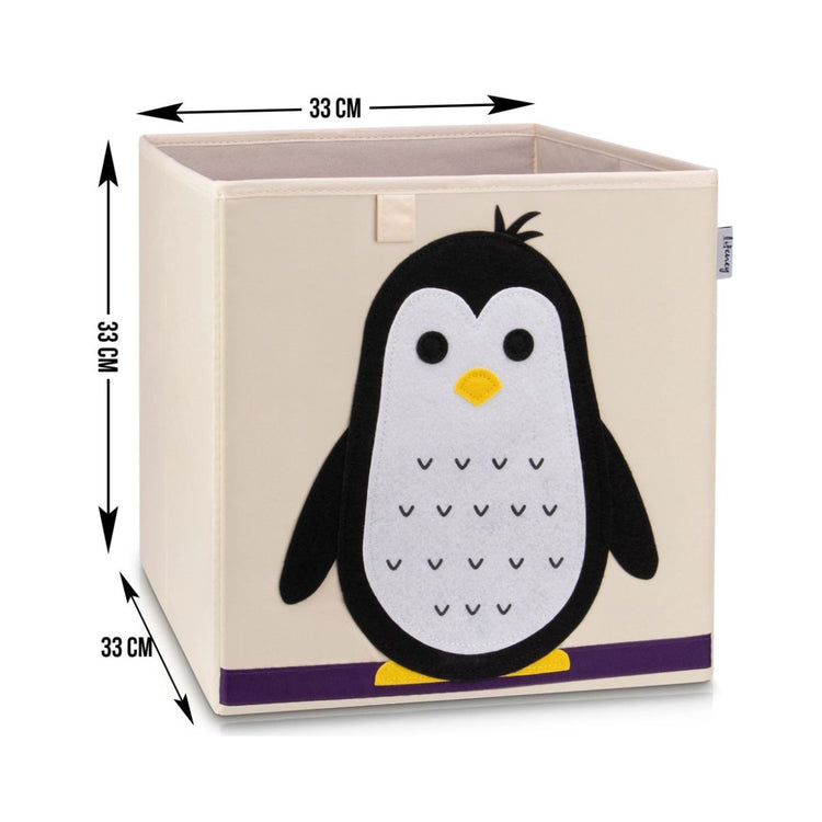 Boîte de rangement "pingouin" , compatible avec l'étagère IKEA KALLAX Lifeney