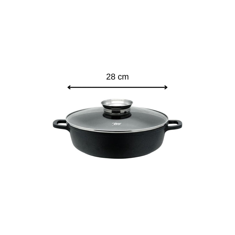 Sauteuse de cuisine 28 cm 3,5 litres Elo Alucast