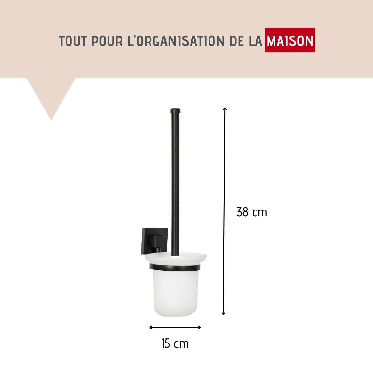 Brosse de toilette murale Fackelmann New York