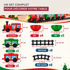 Lot de 1 appareil à fondue avec son petit train de table Fackelmann