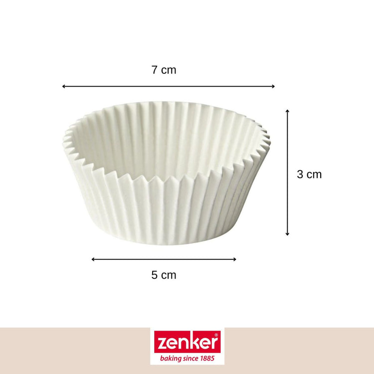 Set pâtisserie avec 75 moules à muffins en papier, 2 bols à mixer, verre mesureur et spatule Zenker