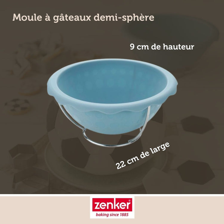 Set de 5 ustensiles de pâtisserie moule bol spatule et verre doseur Zenker Spécial Football